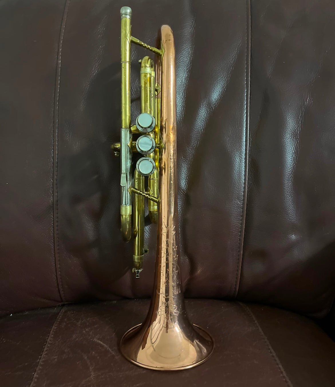 Conn 17A Director Bb Cornet (1955) SN 559764 (Coprion copper bell)