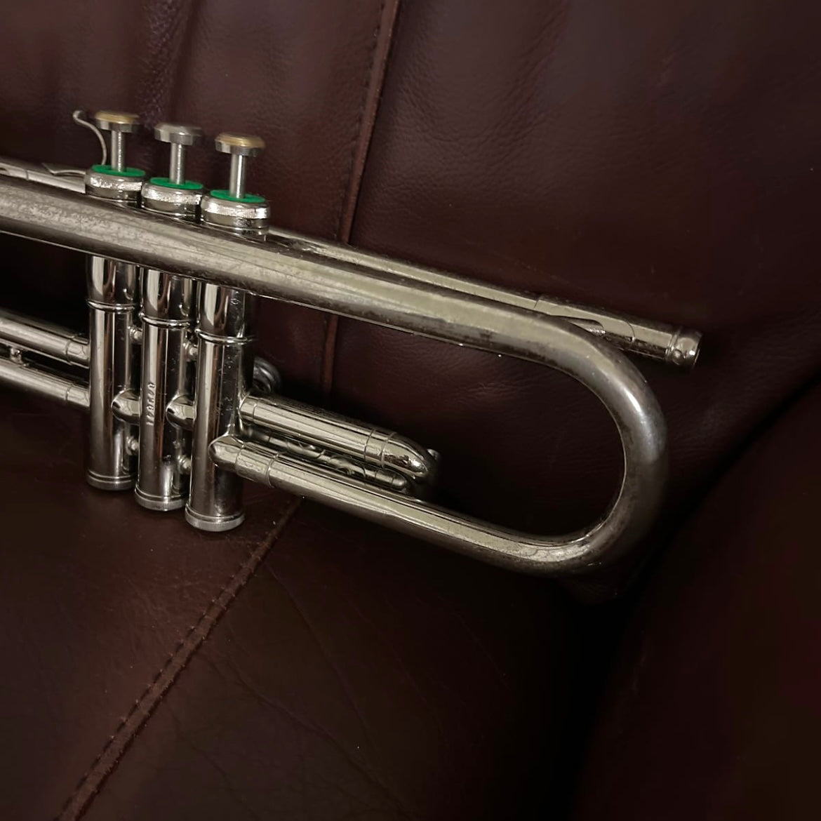 Olds Special NL-10 Bb Trumpet (1972) SN 843641 (Nickel plated)