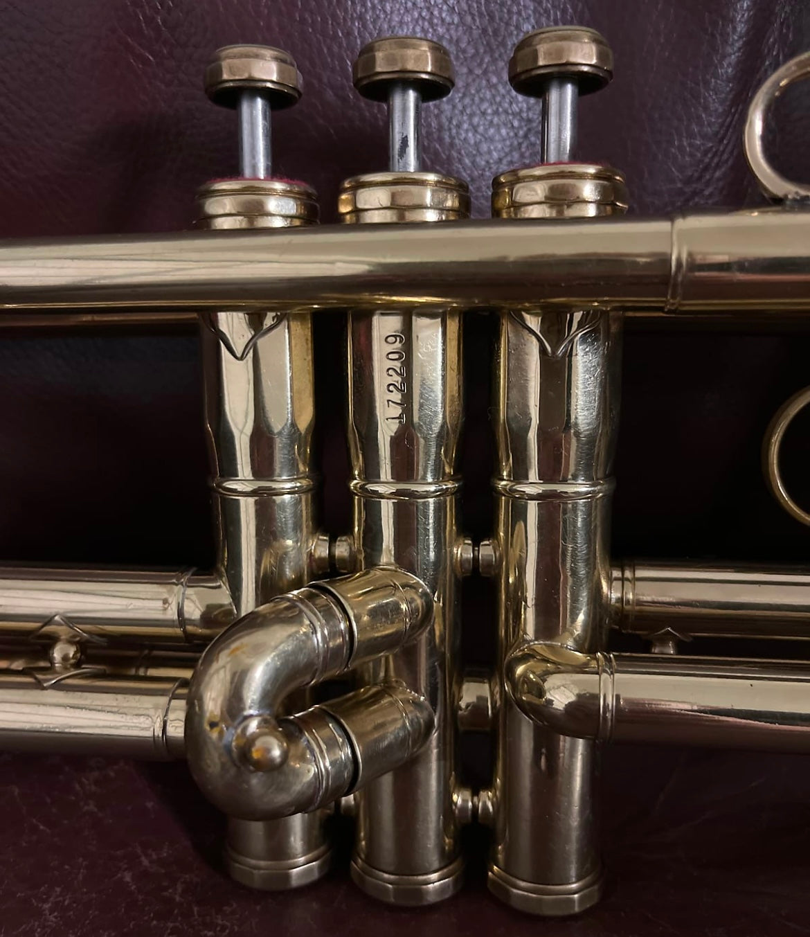 York Custom Bb Trumpet (1951) SN 172209 (Gold Brass bell)(rare)