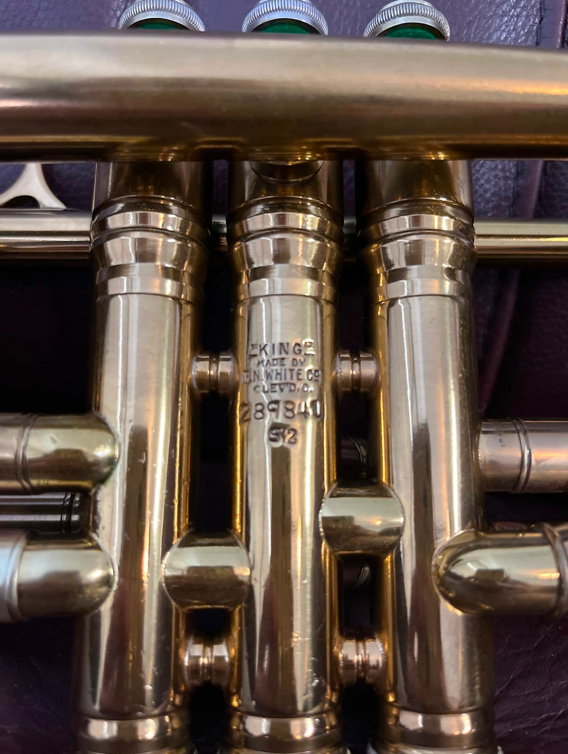 King Super 20 Bb Trumpet (1947) SN 289841 (S2 bore - .458)