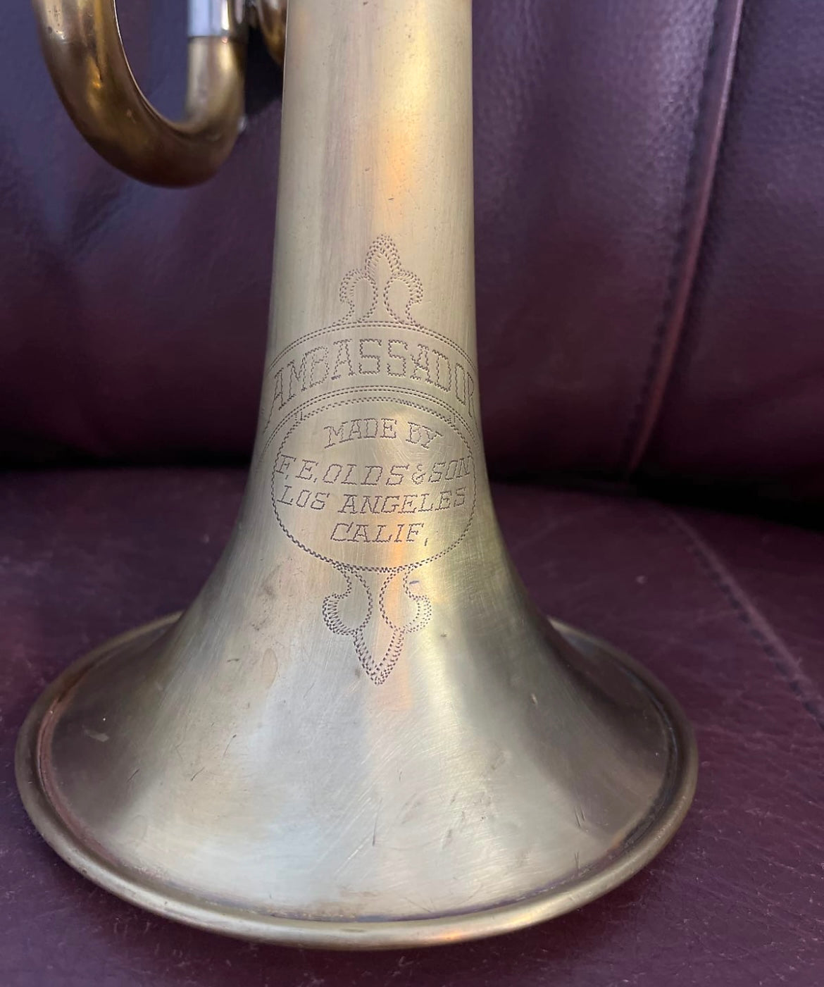 Olds Ambassador A-10 Bb Trumpet SN 29327 (Los Angeles)
