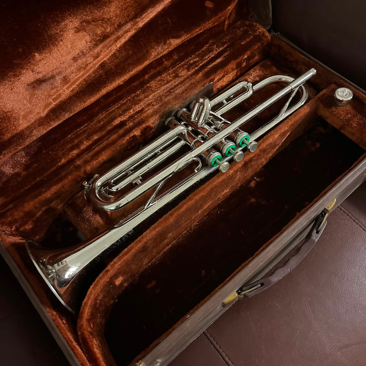 Olds Special NL-10 Bb Trumpet (1972) SN 843641 (Nickel plated)