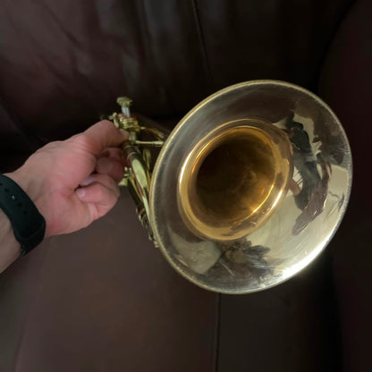 York Custom Bb Trumpet (1951) SN 172209 (Gold Brass bell)(rare)