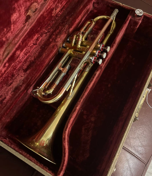 Getzen Super Deluxe Bb Trumpet SN (100% new gold lacquer)(Professional)