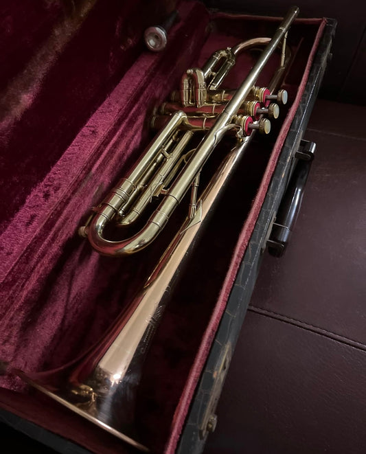 York Custom Bb Trumpet (1951) SN 172209 (Gold Brass bell)(rare)