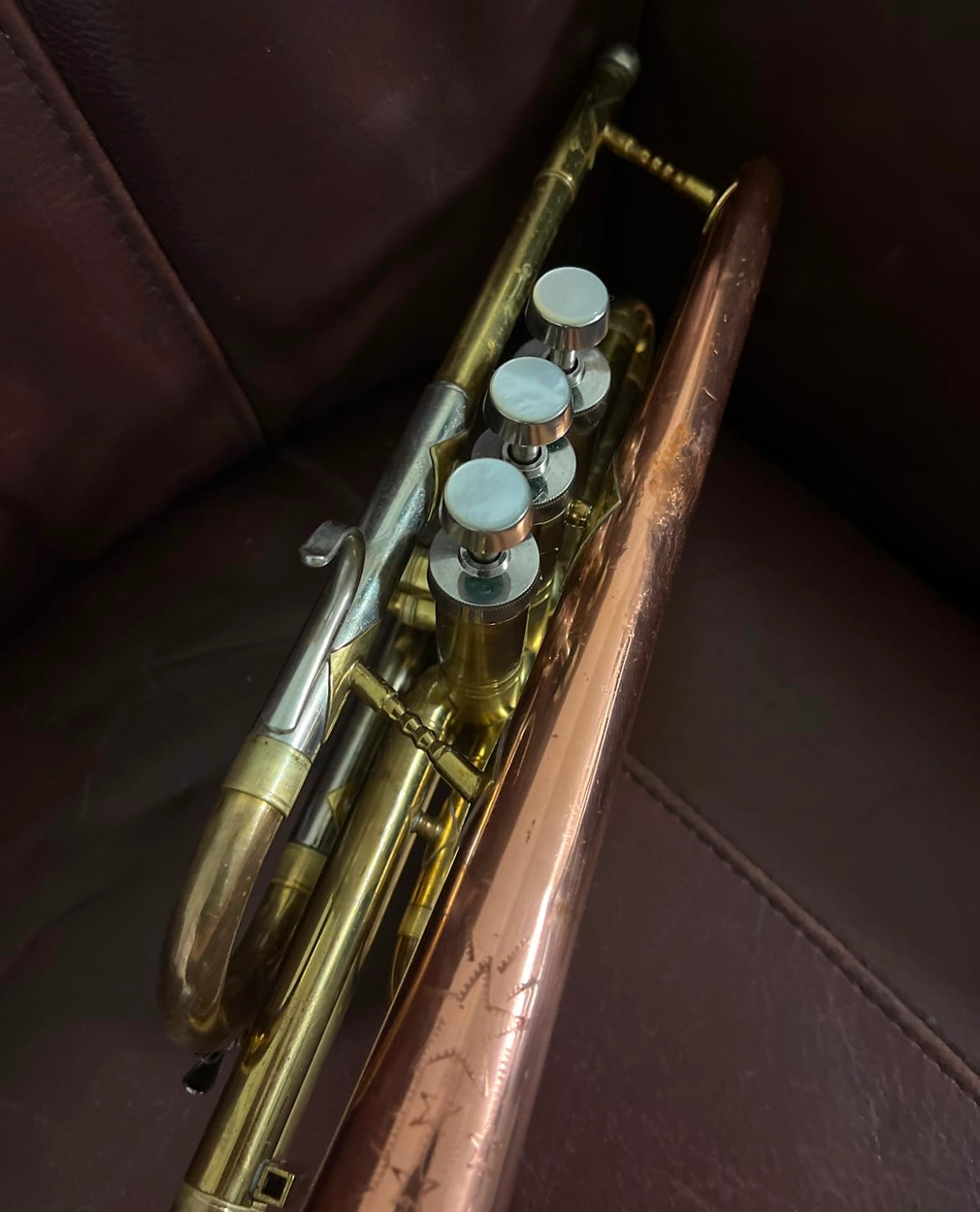 Conn 17A Director Bb Cornet (1955) SN 559764 (Coprion copper bell)