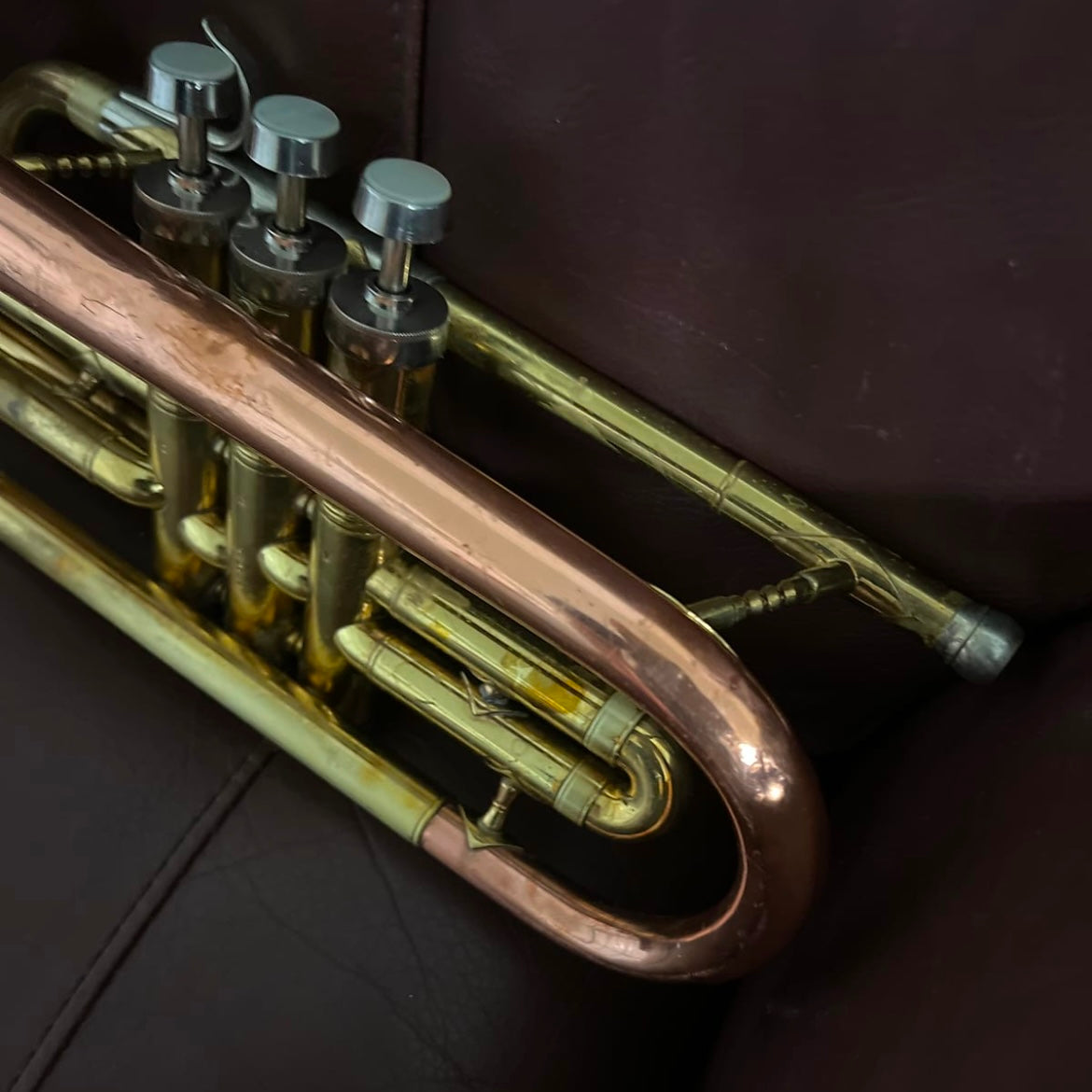 Conn 17A Director Bb Cornet (1955) SN 559764 (Coprion copper bell)