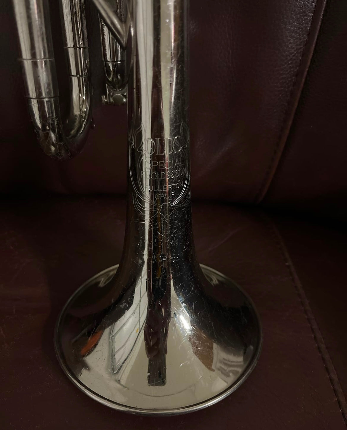 Olds Special NL-10 Bb Trumpet (1972) SN 843641 (Nickel plated)