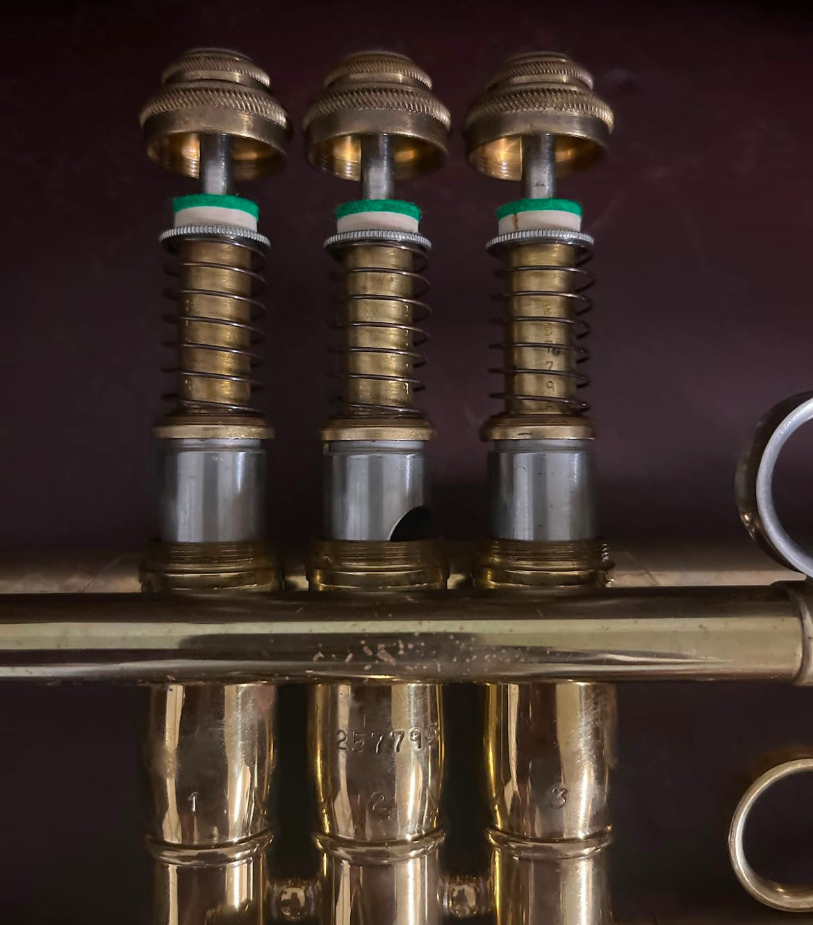 Olds Ambassador A-10 Bb (1958) Trumpet SN 257795 (double case)