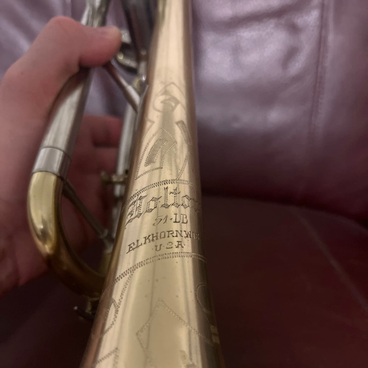 Holton 51LB Bb Trumpet (1954) SN 260346 (100% new clear lacquer)(professional)