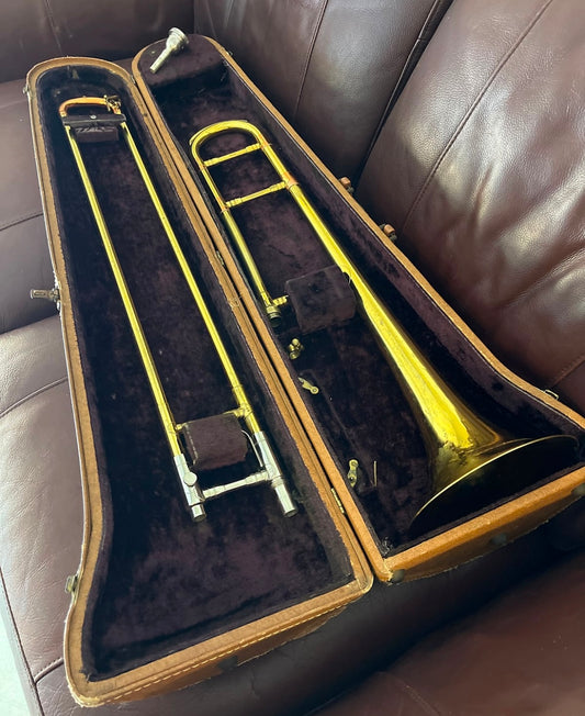 Getzen Super Deluxe Bb Tenor Trombone SN 38387