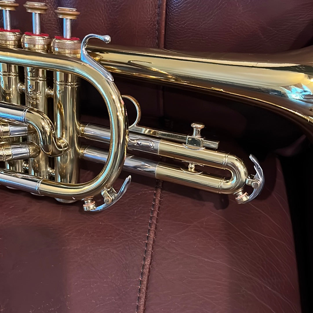 Reynolds Emperor Bb cornet Model 10B SN 50302